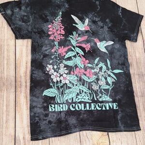 Bird Collective Anna's Hummingbird Tie Dye T-Shirt in Small